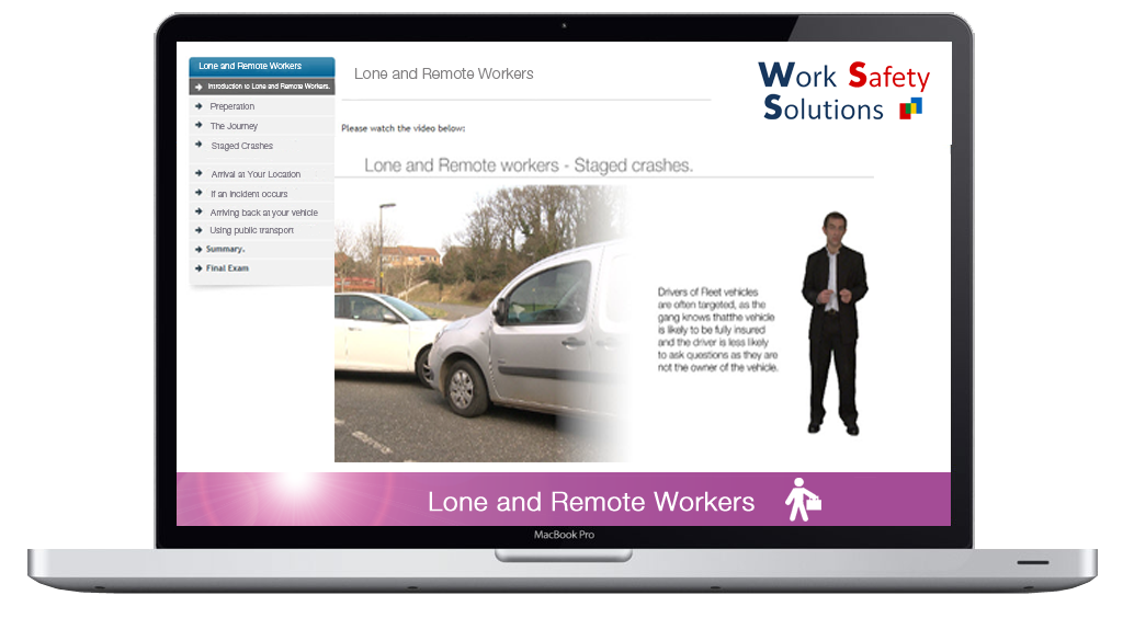 work safety solutions Lone and remote worker SCREEN SHOT